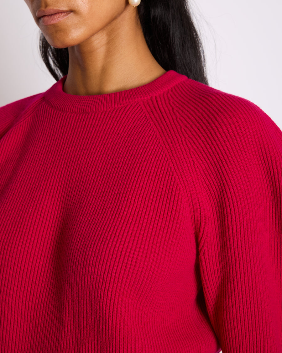 Alexander McQueen Pink Pull Over Knitted Short Sleeve Jumper Size XS (UK 4)