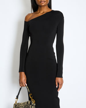 The Row Black Londrina Cutout Midi Dress Size XS (UK 8)