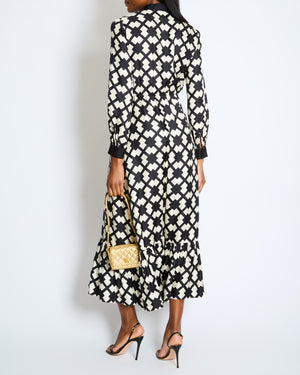 Gucci Geometric Print Silk Midi Dress Size IT 38 (UK 6)
