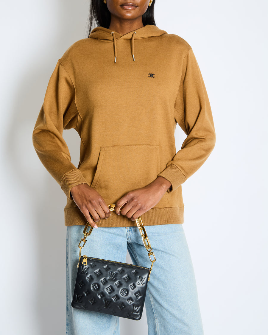 Celine Camel Brown Over-Sized Hoodie Size M (UK 10)