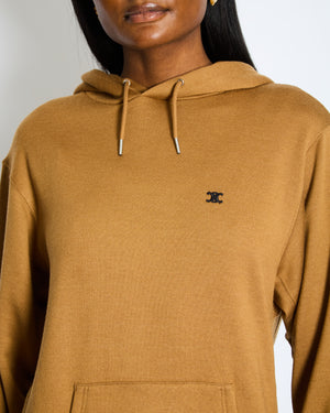 Celine Camel Brown Over-Sized Hoodie Size M (UK 10)
