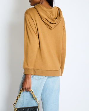 Celine Camel Brown Over-Sized Hoodie Size M (UK 10)