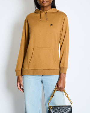 Celine Camel Brown Over-Sized Hoodie Size M (UK 10)