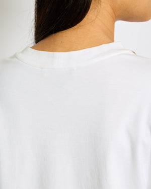 Louis Vuitton Cream Charms T-Shirt with Printed Bags Motif and Chain Detail Size S (UK 8)