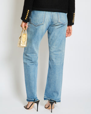 Céline Blue Stone Wash Straight Leg Jeans Size 25 (UK 6)