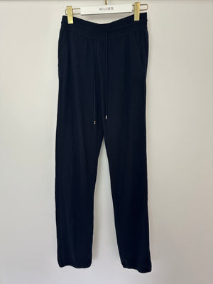 Loro Piana Navy Cashmere Tracksuit Pants Size IT 44 (UK 12)