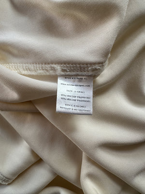 Solid & Striped x Sofia Richie Grainge Jonati Cream Sleevless Maxi Dress with Red Striped Detail Size XS (UK 6)