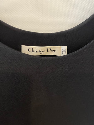 Dior Black Sleeveless Wool and Silk Mini Dress Size FR 40 (UK 12) RRP £2,000
