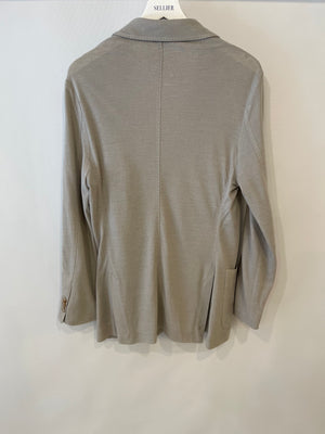 Loro Piana Menswear Grey Light Blazer Jacket Size IT 50 (UK 40)
