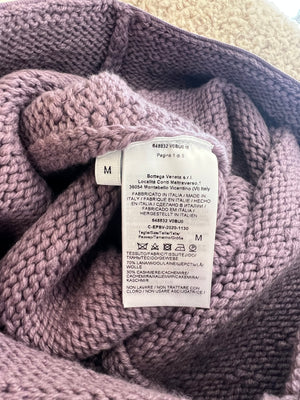 Bottega Veneta Lavender Crochet Pompom Top and Skirt Set Size S/M (UK 8/10) RRP £1,950
