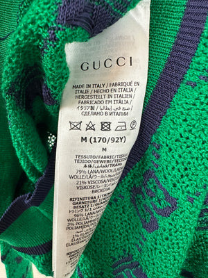 Gucci X Adidas Green & Blue Logo Jumper with Vest Size IT M (UK 10)