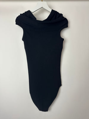 Alaïa Black Hooded Sleeveless Bodysuit size FR 38 (UK 10) RRP £1690