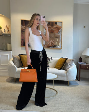 Hermès Kelly Sellier Bag 32cm in Orange Epsom Leather with Gold Hardware