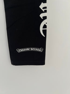 Chrome Hearts Black Logo Print Leggins Size FR 34 (UK 6)