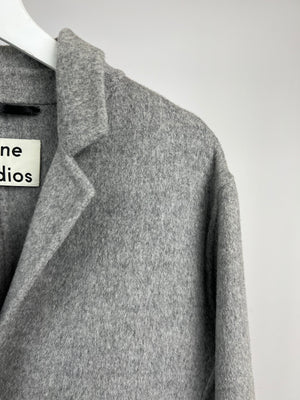 Acne Studios Grey Overcoat with Pockets Size FR 36 (UK 8)
