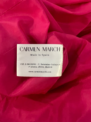Carmen March Fucsia with Bows Sleeveless Dress Size 40 (UK12)