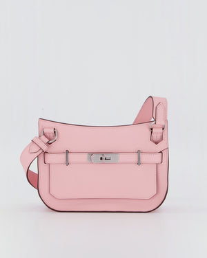 *RARE & HOT* Hermès Mini Jypsiere Bag in Rose Sakura Swift Leather with Palladium Hardware