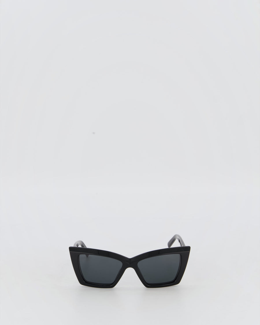Saint Laurent Black SL 657 Cat Eye Sunglasses in Black