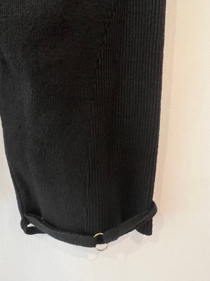 Jacquemus Black Biker Shorts with Strap Details Size FR 36 (UK 8)