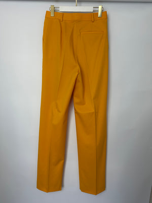 Altuzarra Yellow Suit Jacket and Straight Leg Trousers Set Size FR 40 (UK 12)