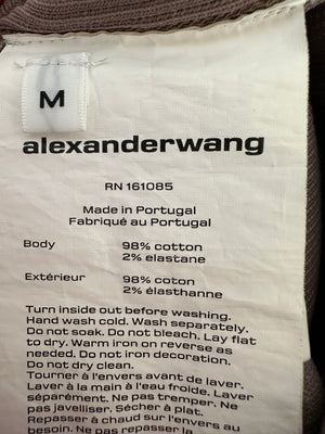 Alexander Wang Washed Pink Tank Dress with Logo Detail Size M (UK 10)