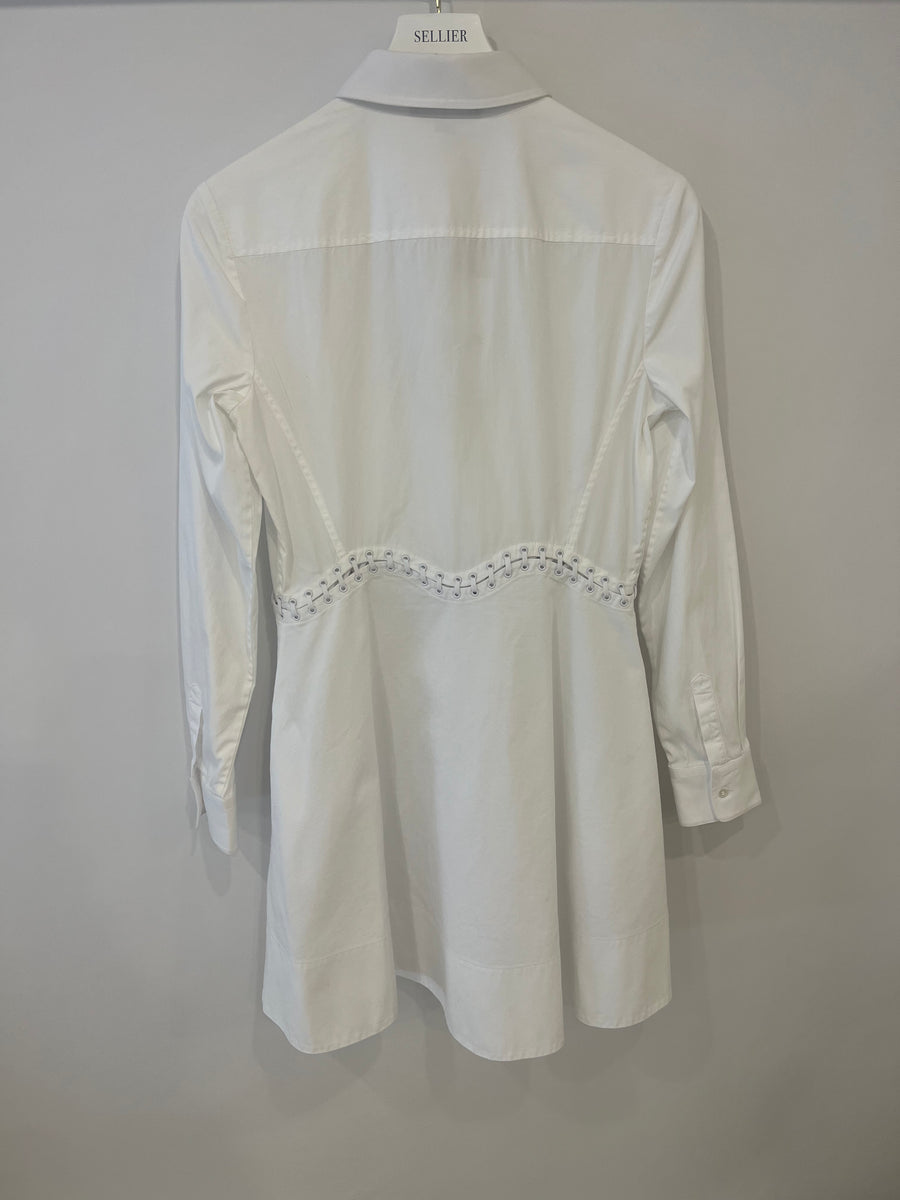 Alexander Wang White Shirt Dress Size US 4 (UK 8)