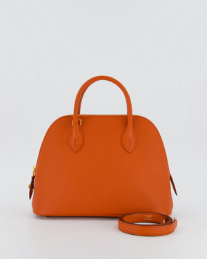 Hermès Bolide 1923 25cm Bag in Terre Battue Epsom Leather with Gold Hardware