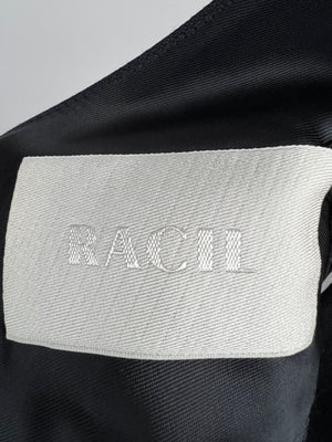 Racil Black Wool Waistcoat with Crisscross Back Detail FR 34 (UK 6)
