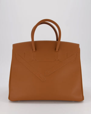 Hermès Birkin 35 Shadow in Gold Swift Leather and Palladium Hardware