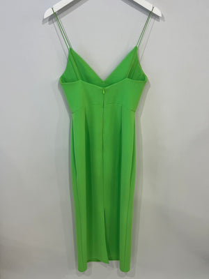 Alex Perry Neon Green Dress with Panel Detailing FR 38 (UK 10)