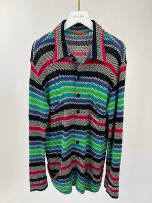 Missoni Multicoloured Button Down Shirt with Pocket Detail IT 40 (UK 8)