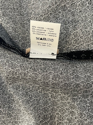 Alaia Black and Silver Embellished Cropped Cardigan Size FR 38 (UK 10)