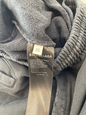 Balenciaga Black Tracksuit Trousers with Logo Detail Size XS (UK 6)