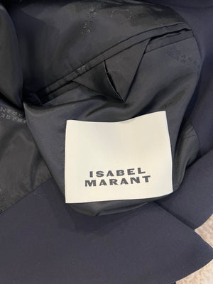 Isabel Marant Midnight Blue Blazer Jacket Size FR 40 (UK 12)
