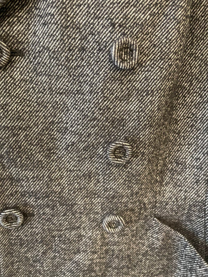Christian Dior Grey Wool Double Breasted Jacket with Pockets Size FR 44 (UK 16)