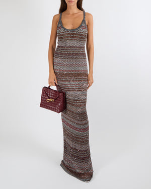Missoni Black and Multicolour Maxi Dress with Sequin Embellishments Size IT 42 (UK 10) RRP £1,700