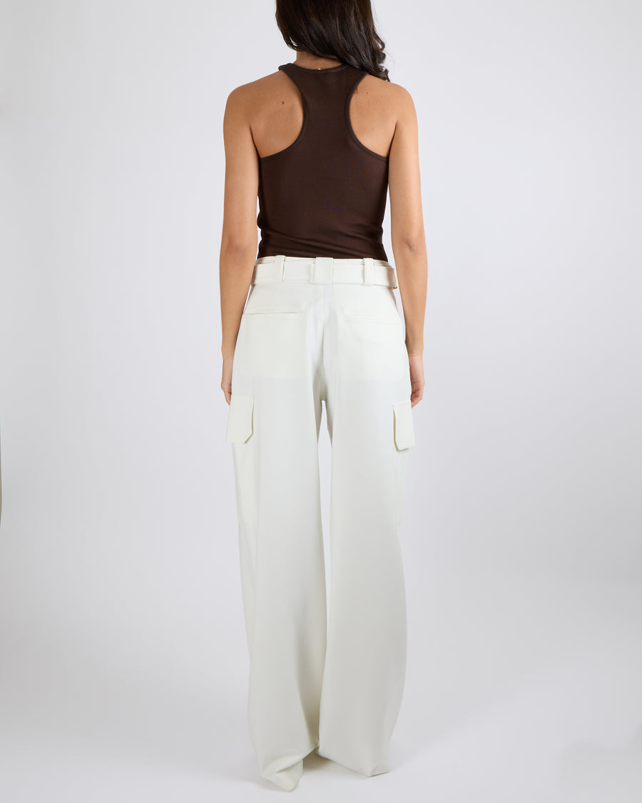 Hermès Brown Silk Tank Top Size FR 38 (UK 10)
