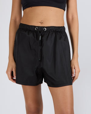 Prada Black Re-Nylon Shorts with Logo Plaque Detail Size IT 38 (UK 6) RRP £870