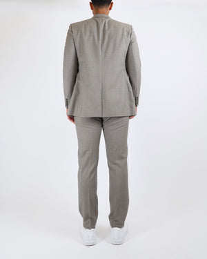 Christian Dior Menswear Grey Wool Jacket and Trouser Suit Size FR 54R (UK 44)