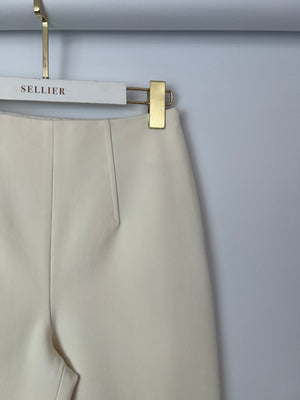 Hermès Cream Riding Trousers with Stitching Detail FR 34 (UK 6)