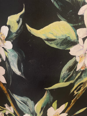 Dolce Gabbana Black and White Print Floral Top Size IT 36 (UK 4)