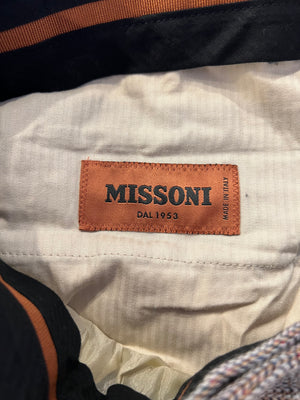 Missoni Grey Wool Tailored Pants Size IT 48 (UK 16)