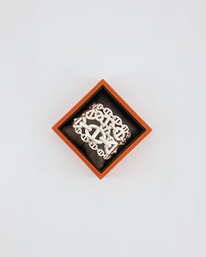Hermès Chaine D'ancre Enchaînée Cuff Bracelet in Silver Size Small RRP £2,950