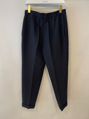 Christian Dior Navy Classic Trousers Size FR 38/40 (UK 10/12)