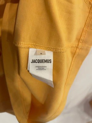 Jacquemus Yellow Le T-Shirt Bikini Printed Top Size S (UK 8)