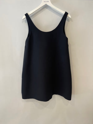Dior Black Sleeveless Wool and Silk Mini Dress Size FR 40 (UK 12) RRP £2,000