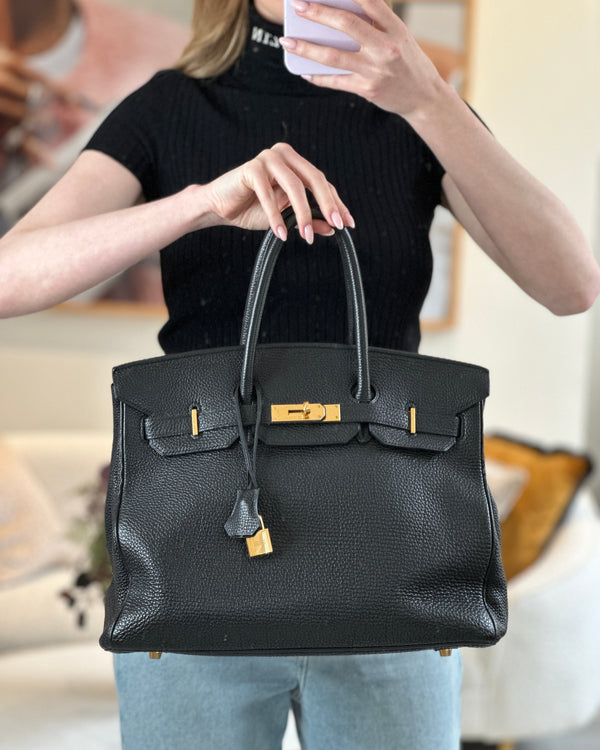 Hermès Birkin 35cm in Black Togo Leather with Gold Hardware