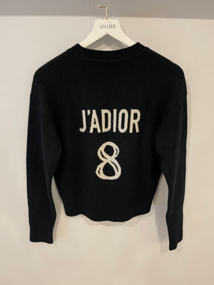 Christian Dior Black Chashmere J'Adior Jumper Size FR 34 (UK 6) RRP £1,700
