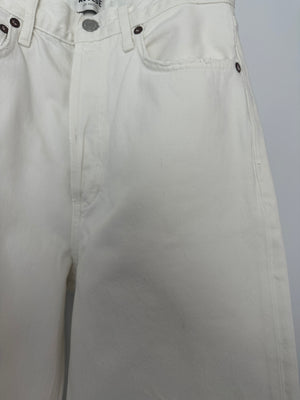 Agolde White Waist Straight-Leg Jeans Size 25 (UK 6)