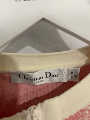 Christian Dior Pink and White Dioriviera Toile de Jouy Mini Dress Size FR 34 (UK 6) RRP £2,600